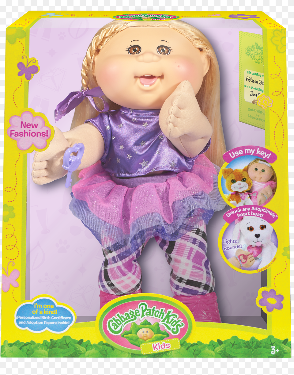 Cabbage Patch Kids Rocker Doll Blonde Hairbrown Eye Rocker Cabbage Patch Doll Free Png Download