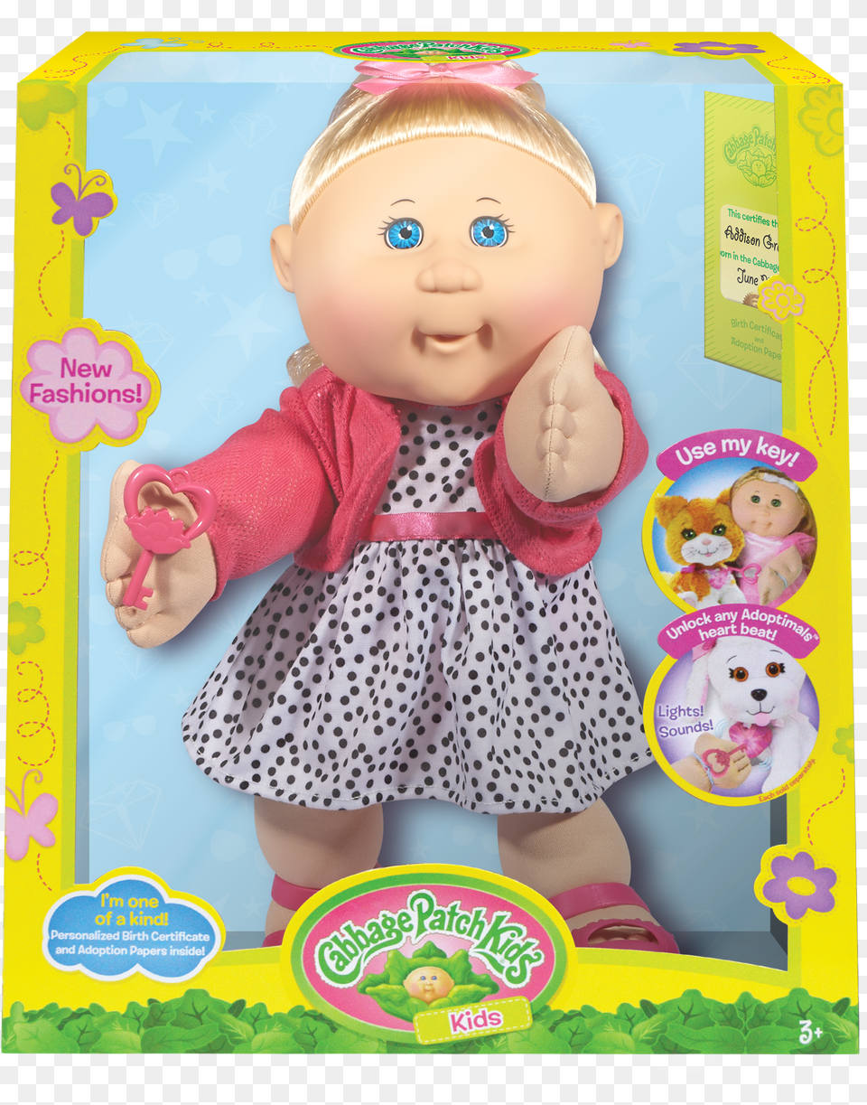 Cabbage Patch Kids Trendy Doll Blonde Hairblue Eye Rocker Cabbage Patch Doll Free Png Download