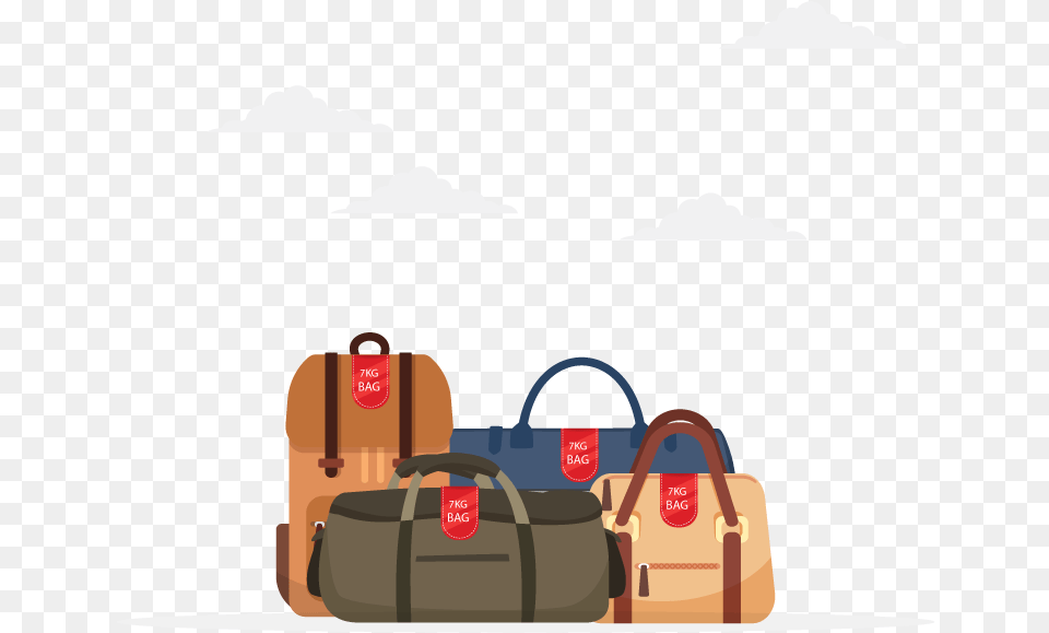 Cabin Baggage Is Less Than 7kg In Weight Baggage, Accessories, Bag, Handbag, Purse Png Image