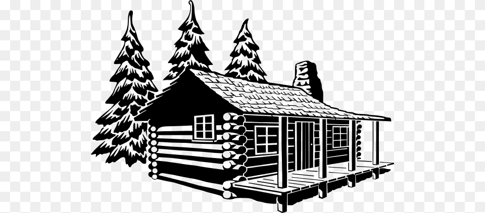 Cabin Clipart Clip Art At Clker Cabin In The Woods Clipart, Architecture, Building, House, Housing Free Png Download