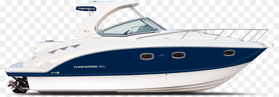 Cabin Cruiser Chaparral 310 Signature Side, Boat, Transportation, Vehicle, Yacht Png Image