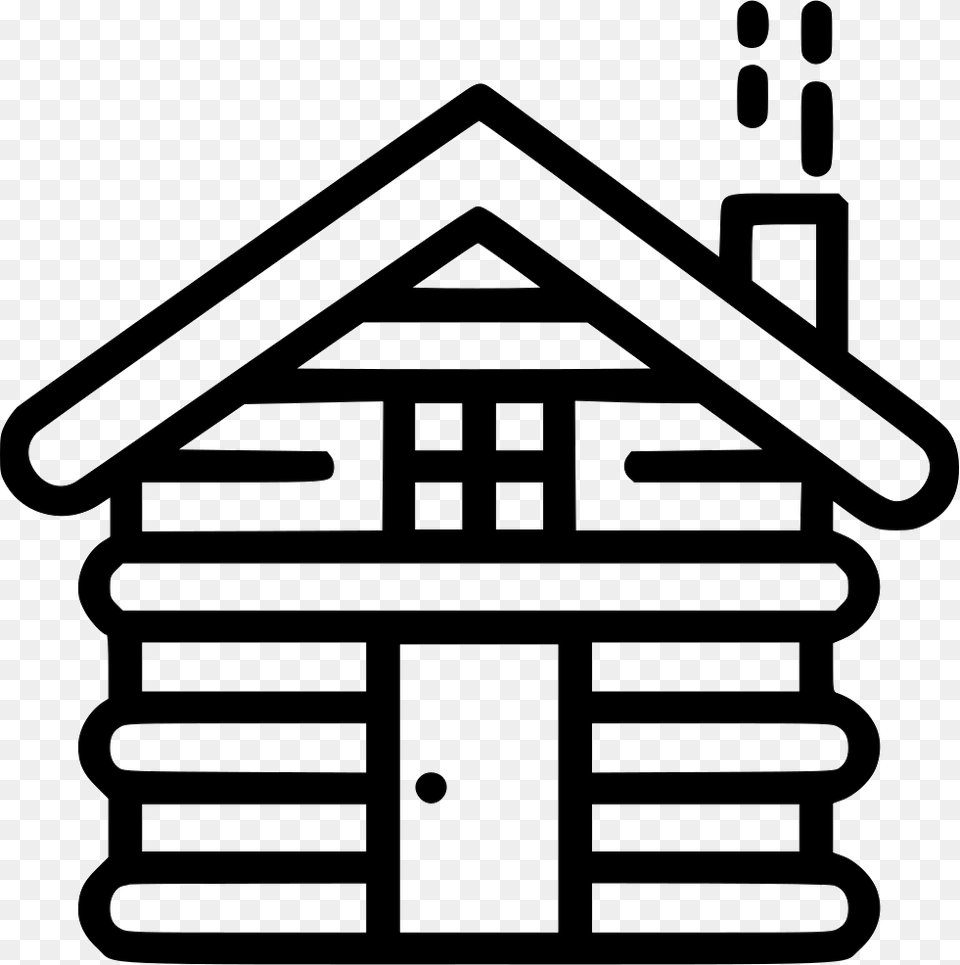 Cabin Icon, Architecture, Log Cabin, Housing, House Png Image