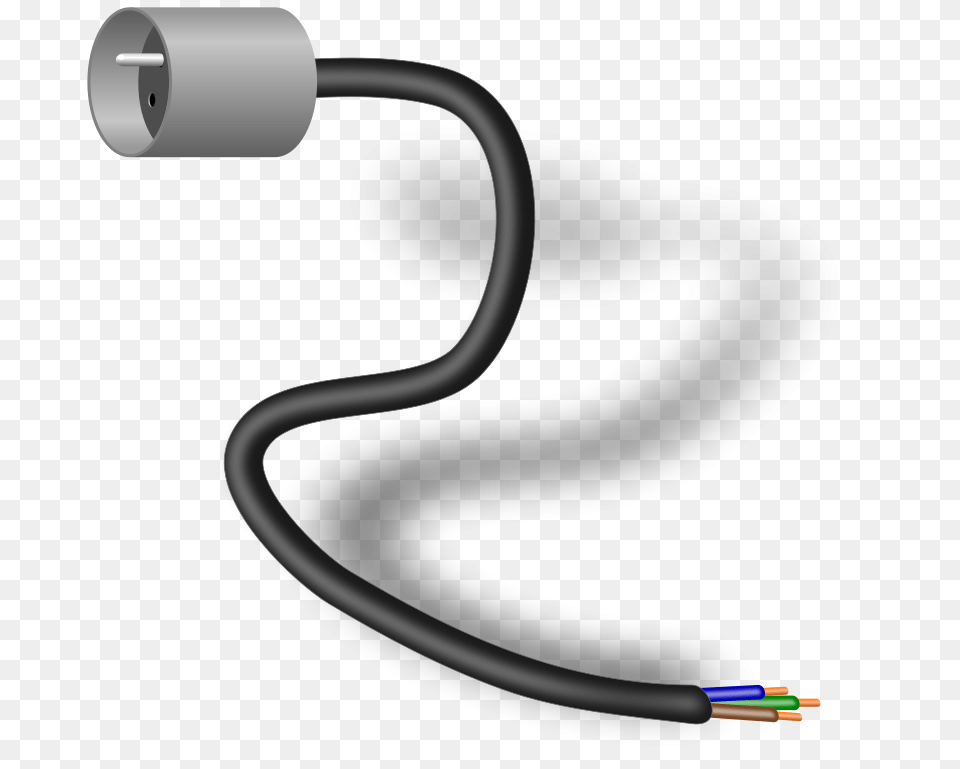 Cable, Adapter, Electronics, Smoke Pipe Free Png Download
