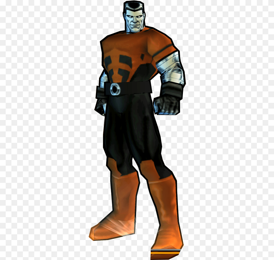 Cable And X Force Outfit Ps2 Skin Addon Marvel X Men Colossus Gold, Adult, Person, Man, Male Free Transparent Png