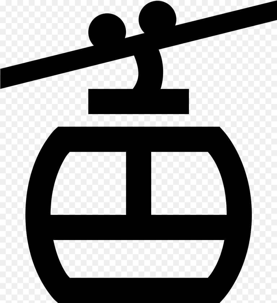 Cable Car Icon Cable Car Icon, Gray Free Png