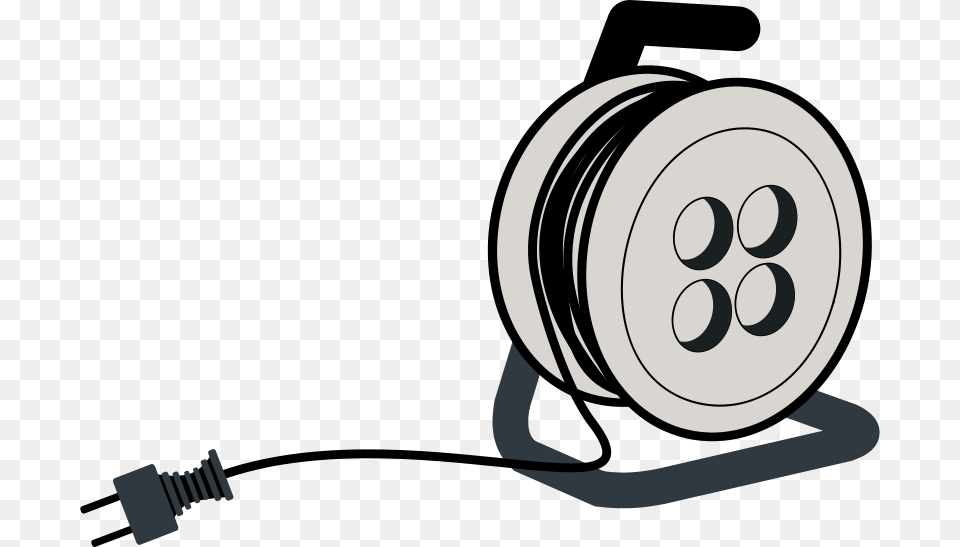 Cable Clip Art, Machine, Wheel, Reel Free Png Download