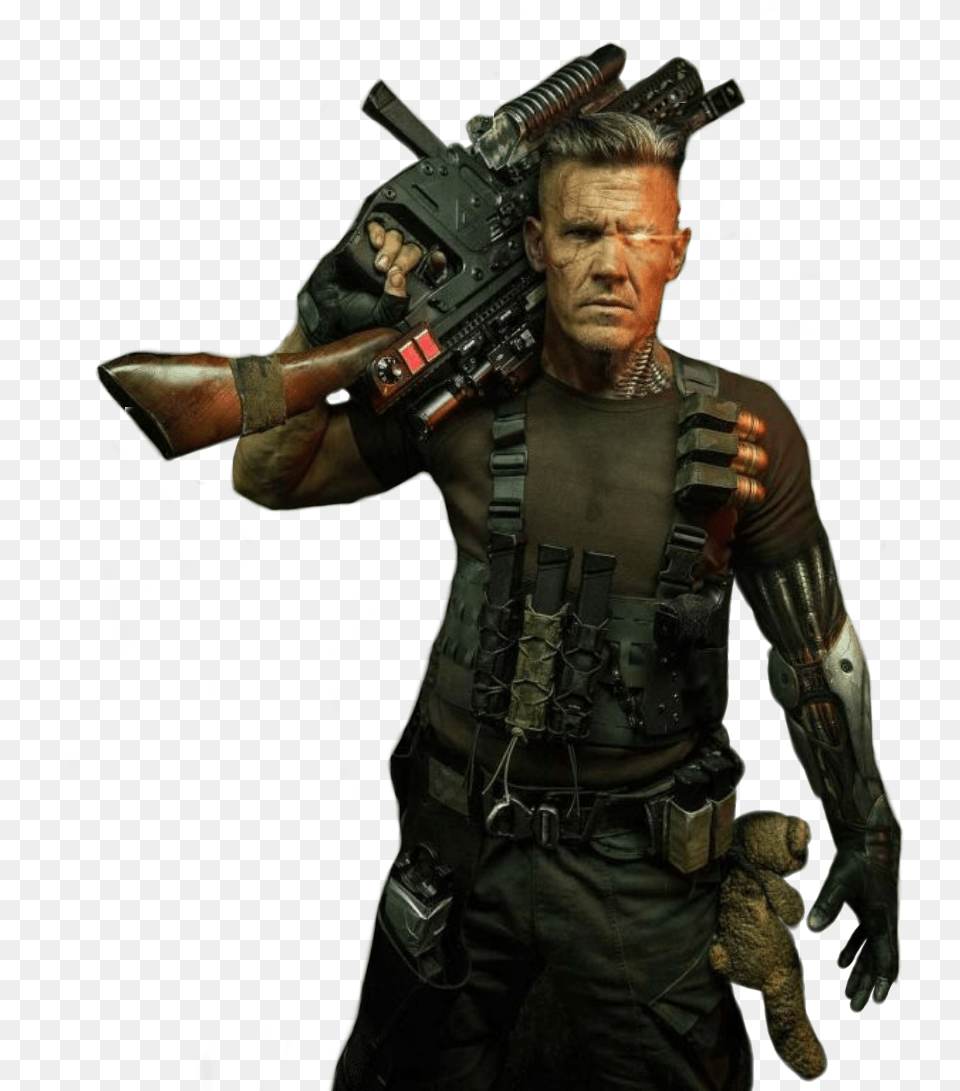 Cable Deadpool 2 Full Body, Adult, Person, Man, Male Free Transparent Png