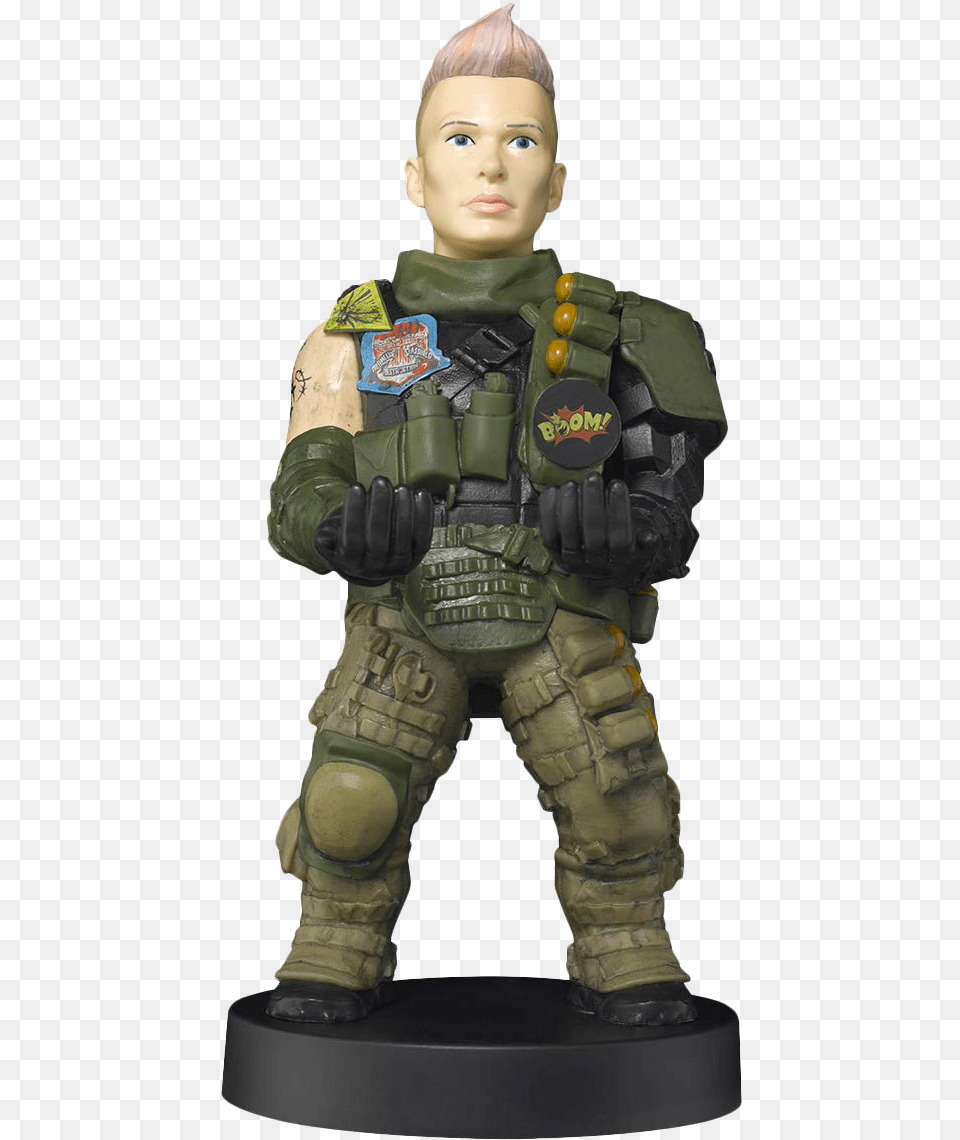 Cable Guys Phone Controller Holder Call Of Duty Cable Guy Battery, Figurine, Boy, Child, Person Free Png
