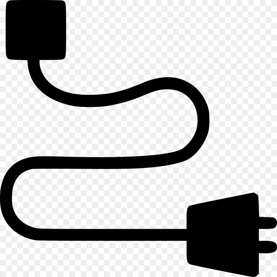 Cable Vector Svg Power Cable Icon, Adapter, Electronics, Plug, Device Free Png Download