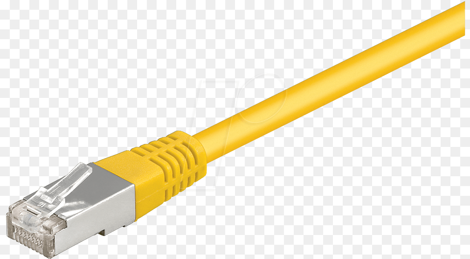 Cable Yellow Network Cable Rj45 Frei Yellow Pen, Aircraft, Airplane, Transportation, Vehicle Free Png Download