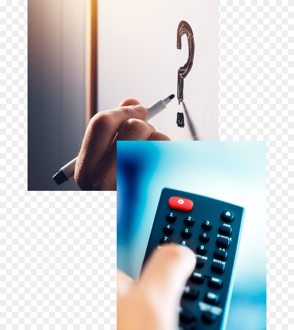 Cablevision Logo, Electronics, Remote Control, Body Part, Finger Free Png Download