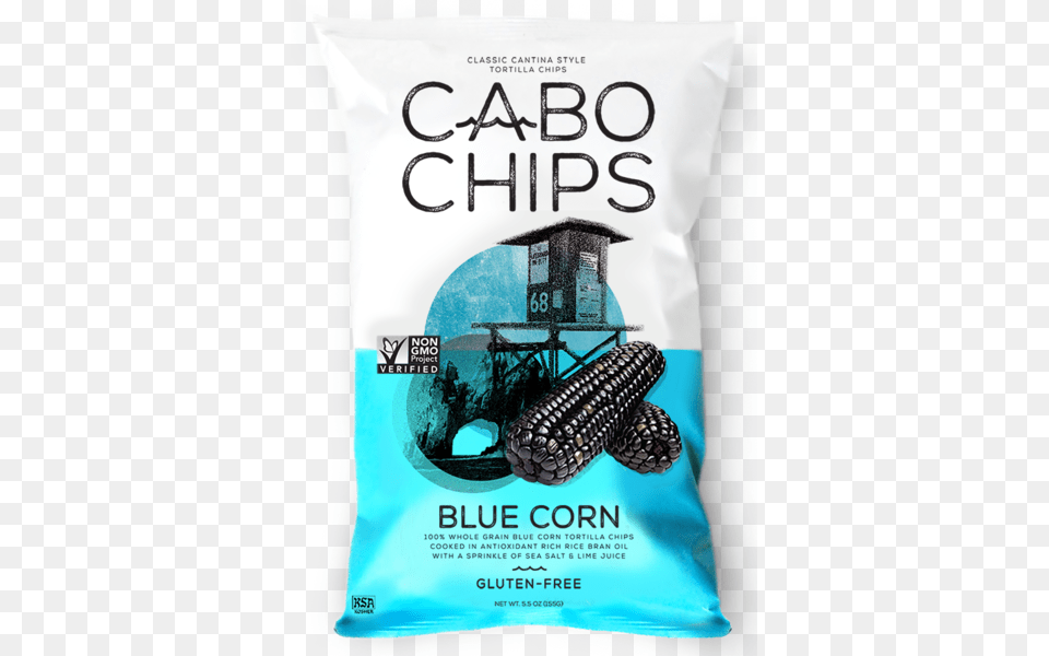 Cabo Chips Blue Corn Tortilla Chips, Food, Produce, Grain, Plant Png