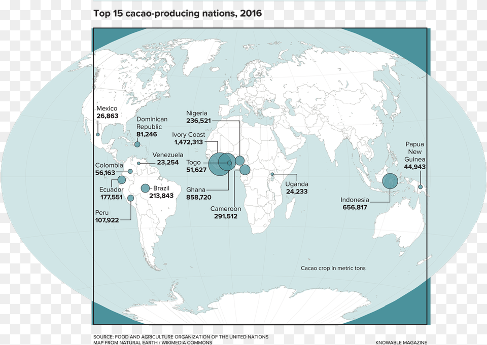 Cacao Grows In A Narrow Band Straddling The Equator Ghana, Chart, Plot, Map, Atlas Png Image