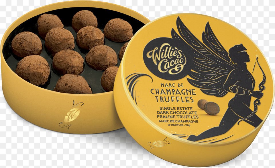 Cacao Marc De Champagne Truffles, Food, Cocoa, Dessert, Man Free Png Download