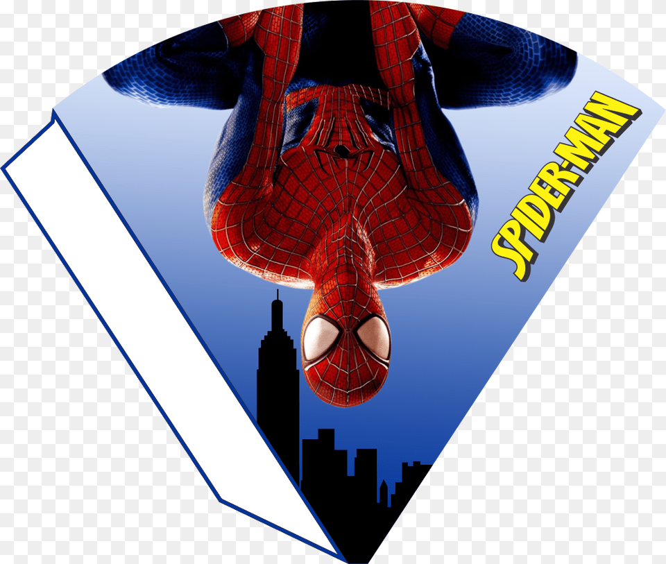 Cachep Caixinha Bis Duplo Cone De Guloseimas Spiderman Hd, Advertisement, Poster, Clothing, Coat Free Png Download