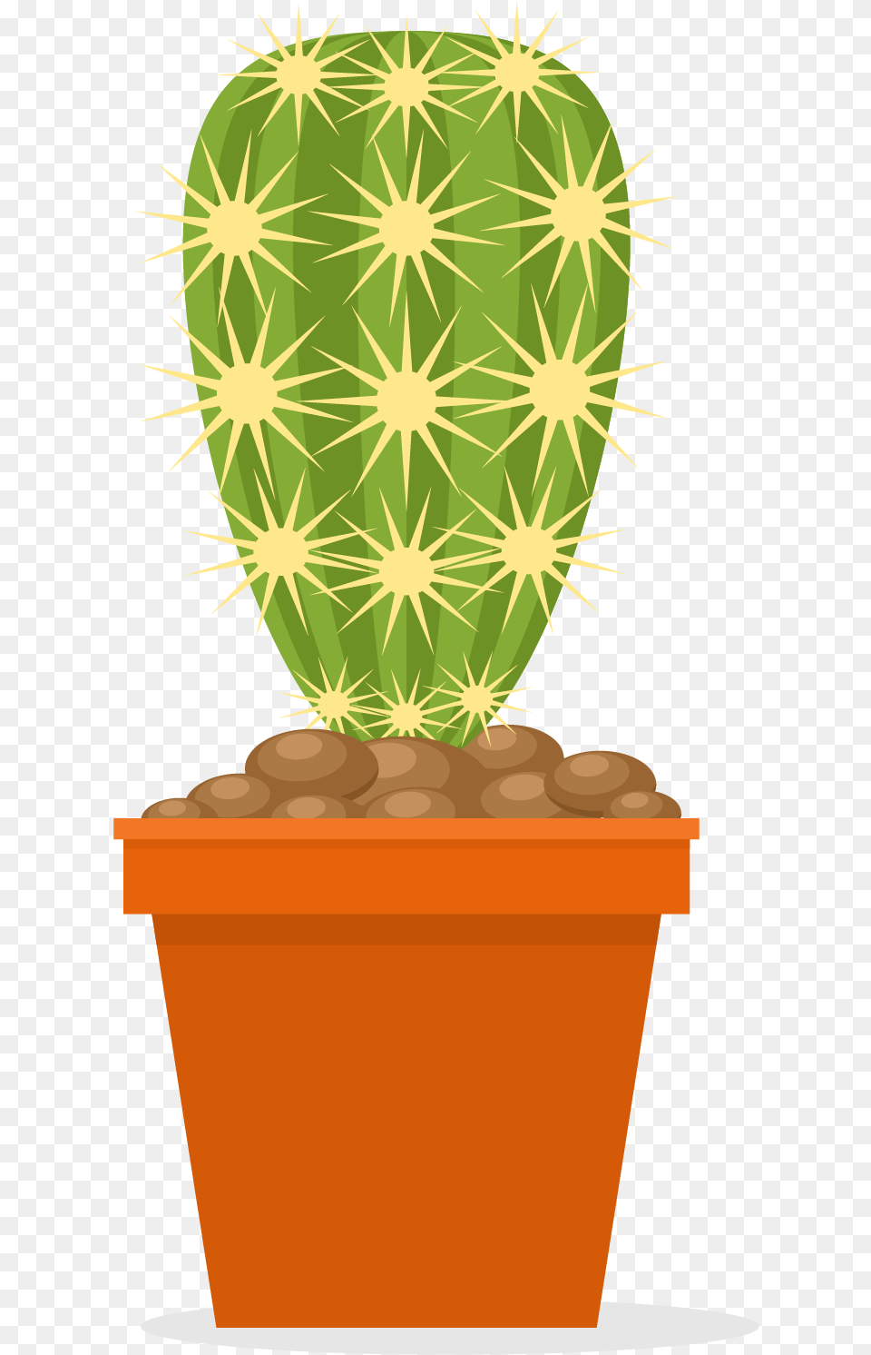 Cactaceae Flowerpot Euclidean Vector Plant Gambar Bunga Kartun, Cactus Png