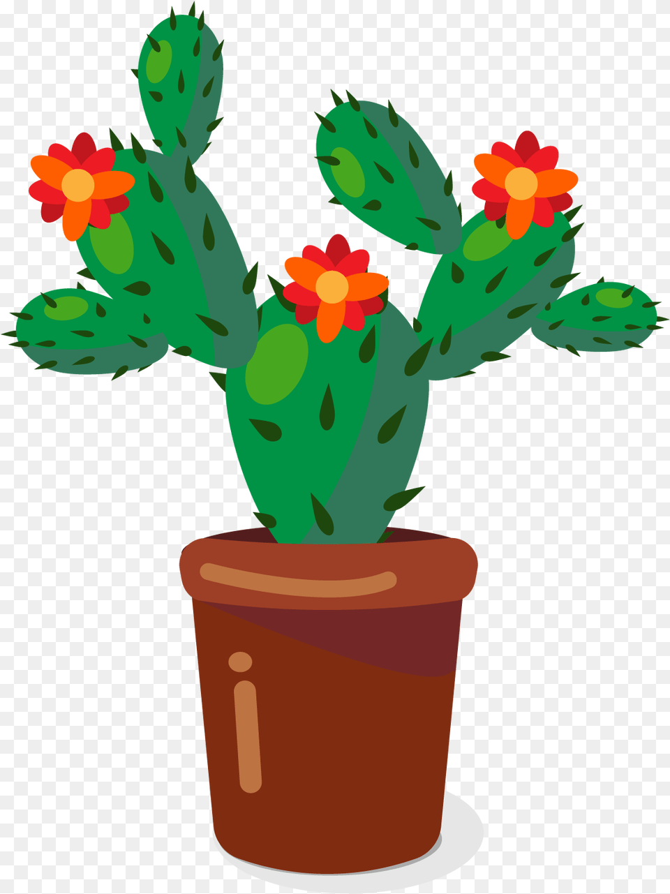 Cactaceae Plant Flowerpot Cactus Clipart, Potted Plant Free Transparent Png