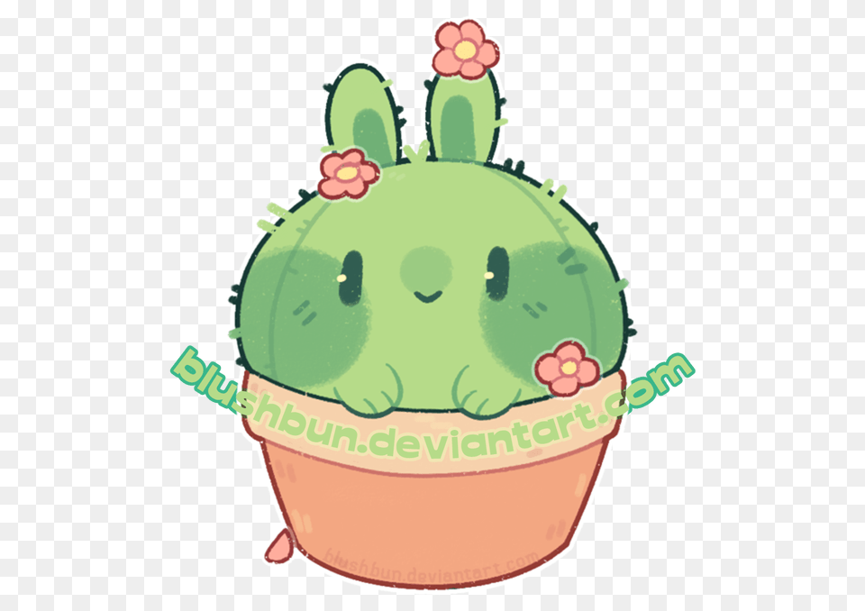 Cactibun, Cream, Dessert, Food, Ice Cream Free Png Download