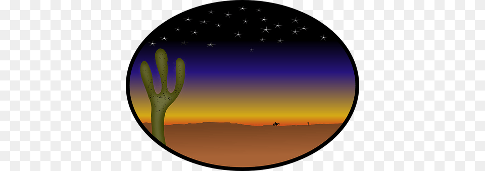 Cactus Nature, Night, Outdoors, Astronomy Png