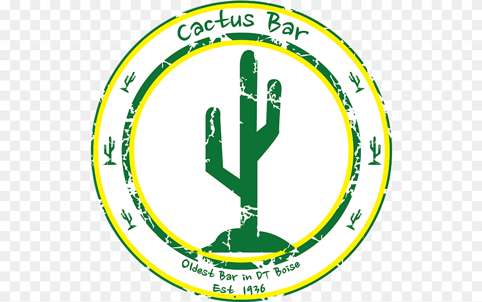 Cactus Bar Downtown Boise Id Circle, Symbol, Cutlery, Fork Free Png