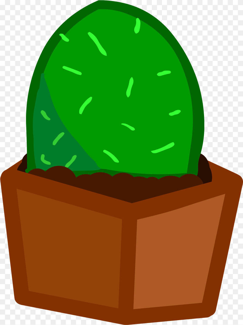 Cactus Body Cactus, Potted Plant, Green, Plant, Pottery Free Png