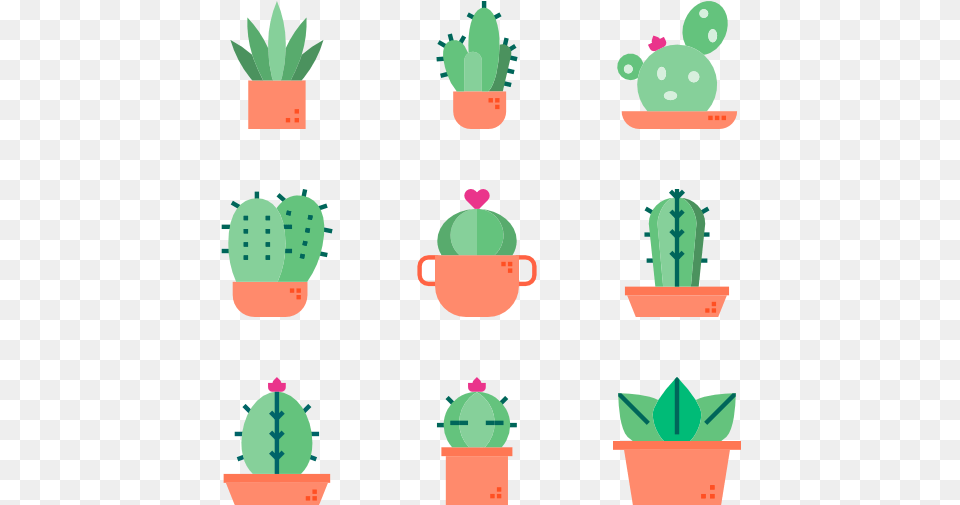 Cactus Cactus, Plant, Potted Plant, Cup Free Transparent Png