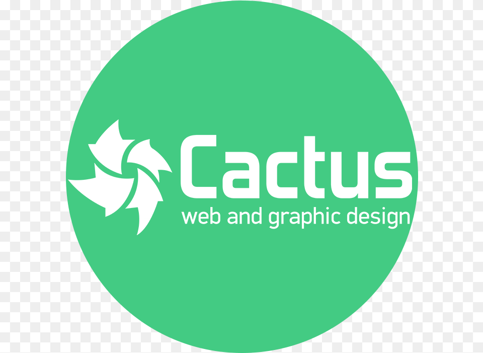 Cactus Client Reviews Circle, Logo, Green, Disk Free Transparent Png