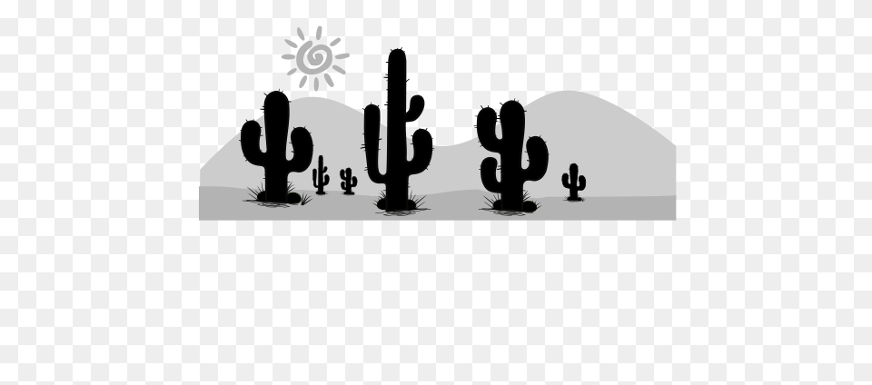Cactus Clip Arts For Web, Silhouette Png