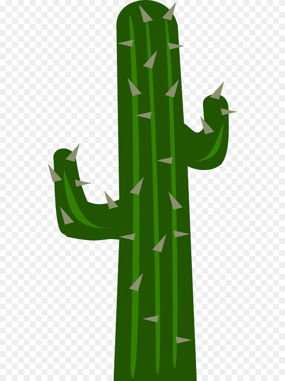 Cactus Clipart Background, Plant, Cross, Symbol Free Png Download