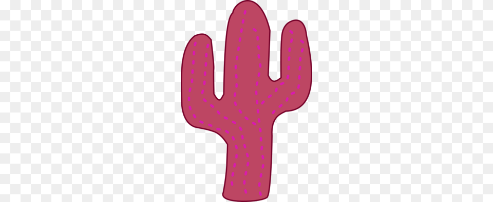 Cactus Clipart Pink, Clothing, Glove, Purple, Plant Png