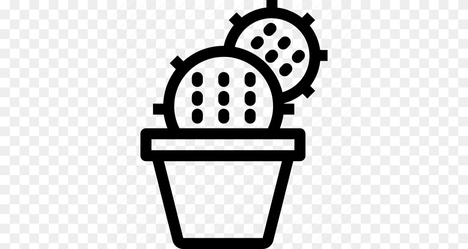 Cactus Desert Desk Plant Green Nature Plant Icon Free Transparent Png