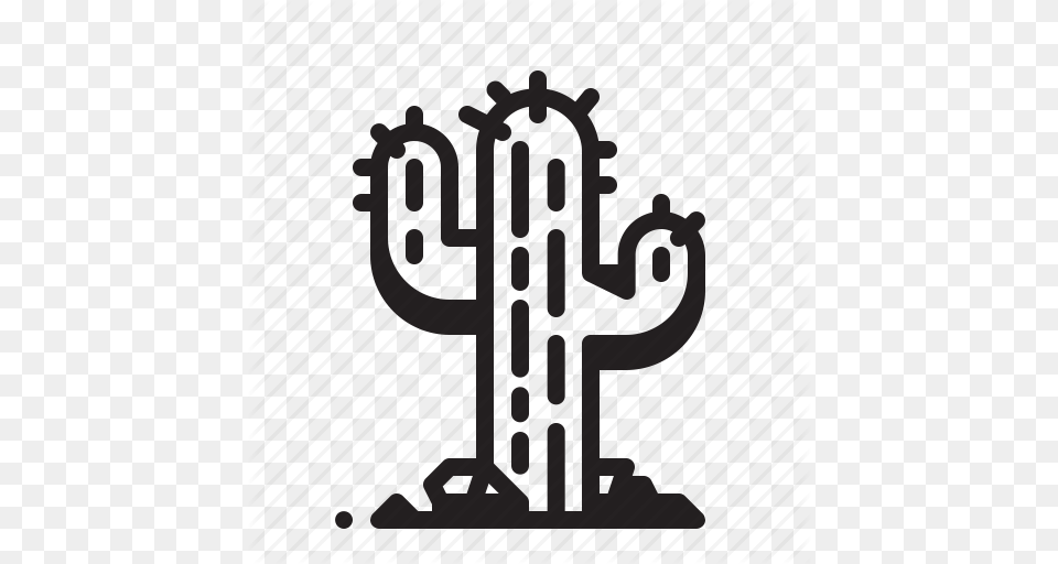 Cactus Desert Dry Sand Succulent Icon, Musical Instrument, Brass Section, Horn Png Image