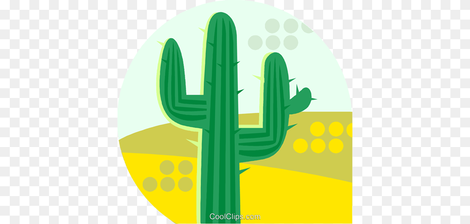 Cactus Growing In The Desert Royalty Vector Clip Art, Plant Free Png Download