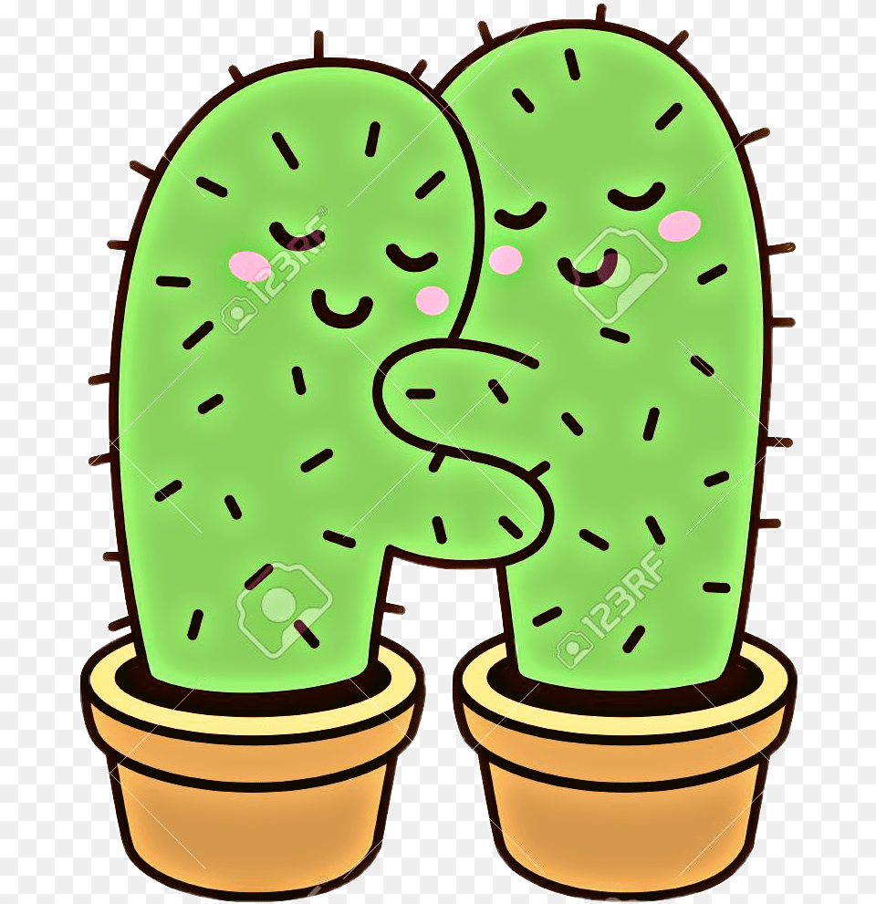 Cactus Hug Hugs Freetoedit, Plant, Face, Head, Person Free Png