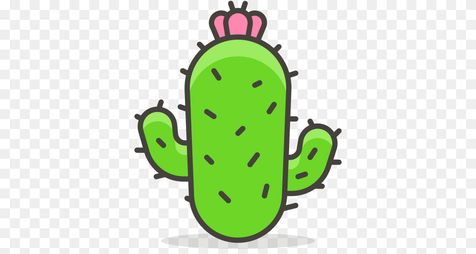 Cactus Icon Of Vector Emoji, Plant, Ammunition, Grenade, Weapon Free Png Download