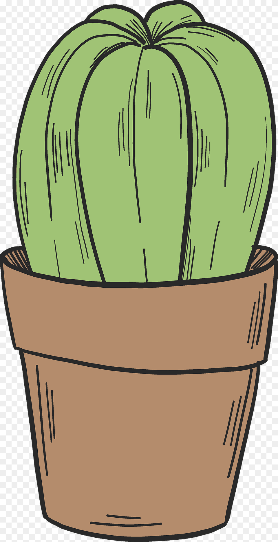 Cactus In A Pot Clipart, Plant, Potted Plant, Food, Produce Free Transparent Png