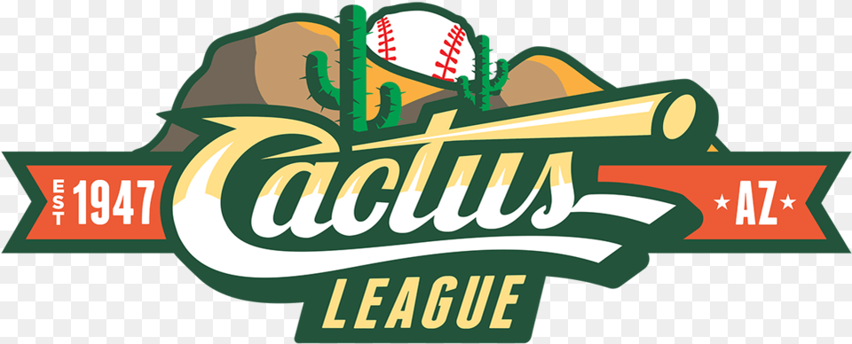 Cactus League Logo Illustration, People, Person, Baseball, Sport Png Image