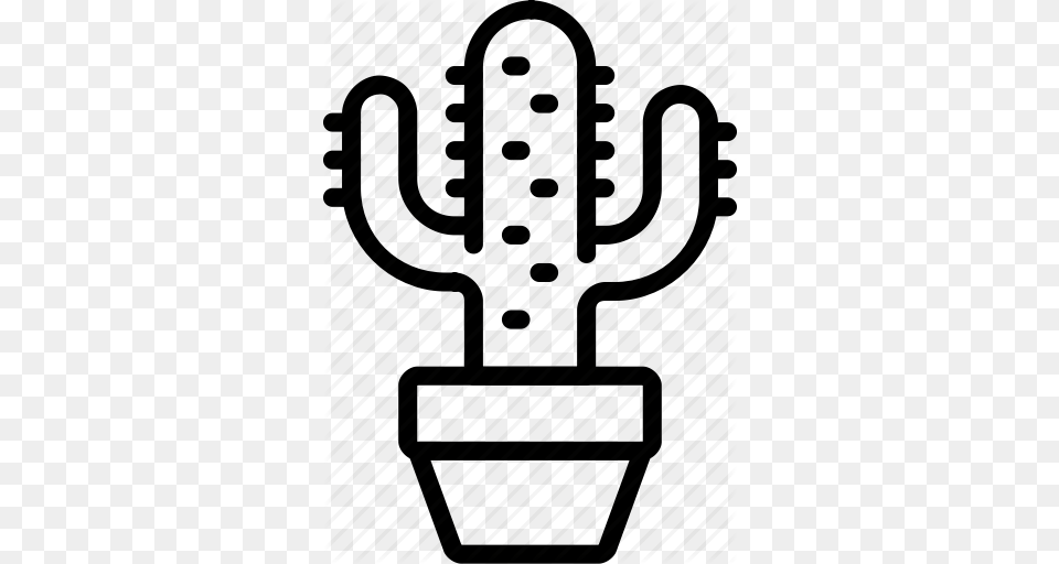 Cactus Nature Summer Icon, Cutlery, Clothing, Glove Free Png Download