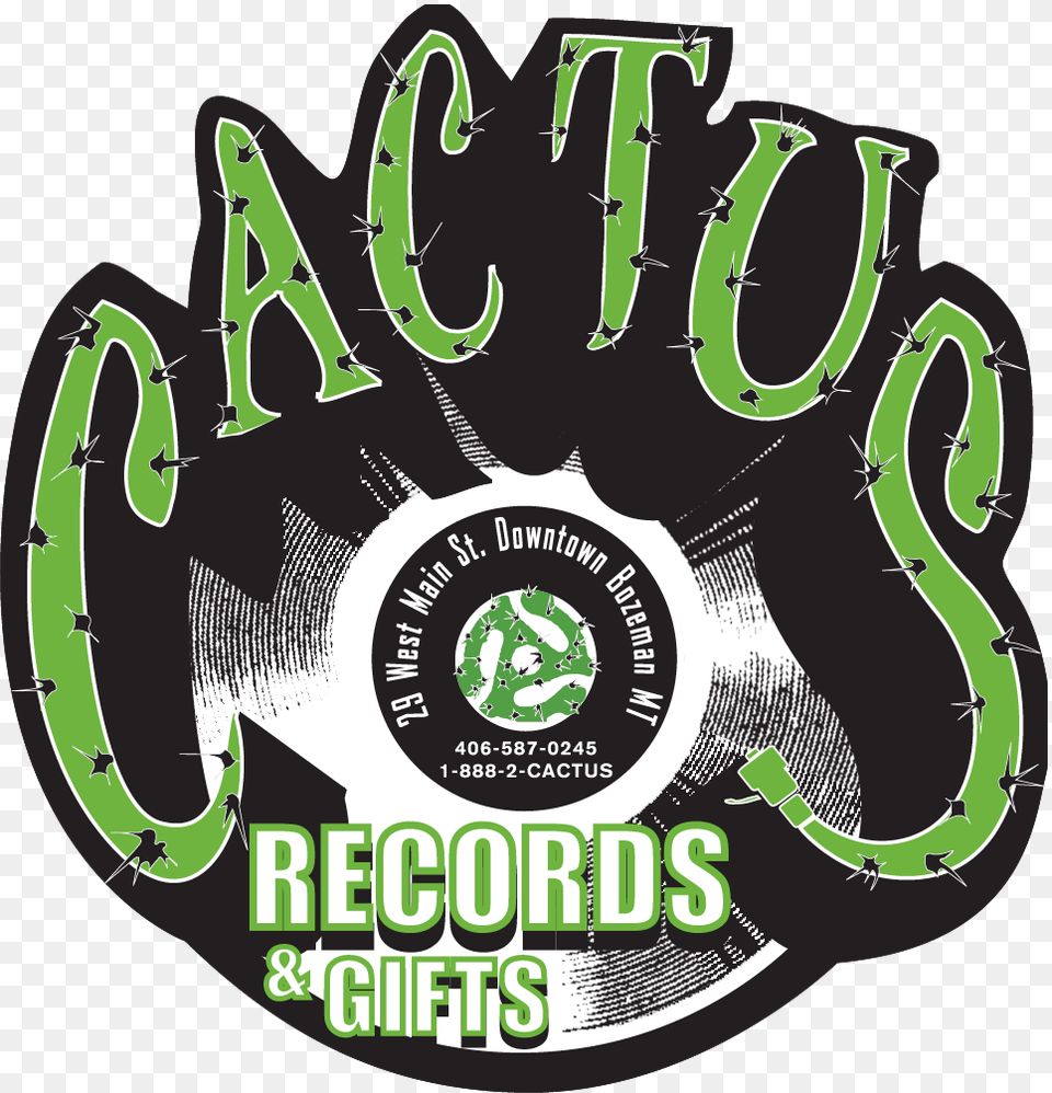 Cactus Records Amp Gifts, Advertisement, Poster, Ammunition, Grenade Free Png