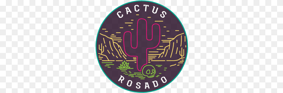 Cactus Rosado Logo, Disk, Symbol Png Image
