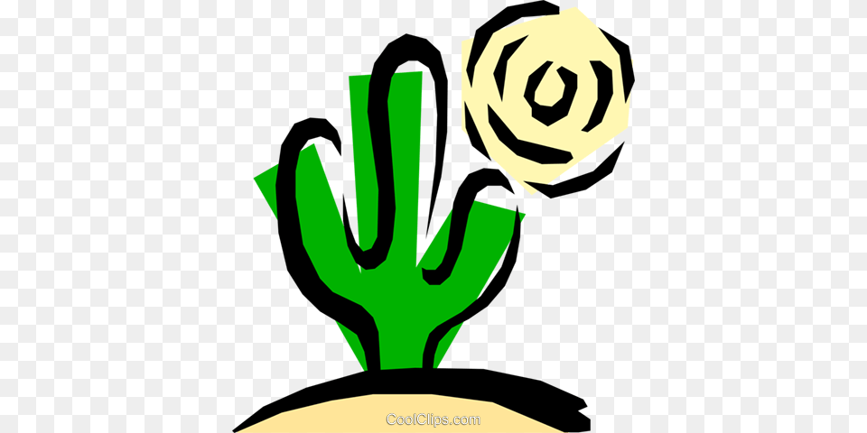 Cactus Royalty Free Vector Clip Art Illustration, Rose, Plant, Flower, Graphics Png Image