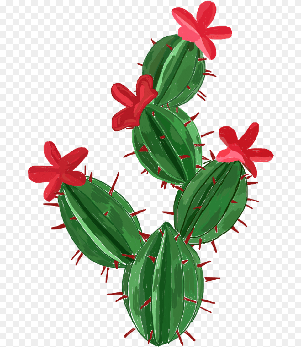 Cactus Sticker Esculturas Con Papel Faciles, Plant, Flower Free Png