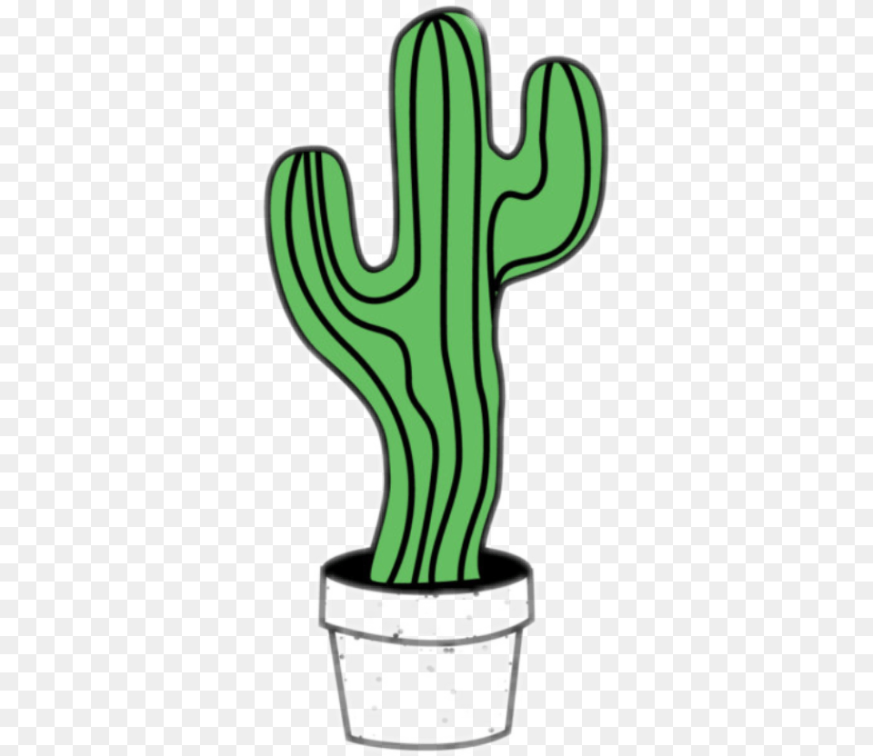 Cactus Tumblr Greenfreetoedit, Plant, Smoke Pipe Png Image