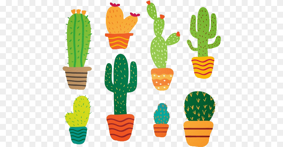 Cactus Vector Cactus Illustrations, Animal, Bird, Chicken, Fowl Free Transparent Png