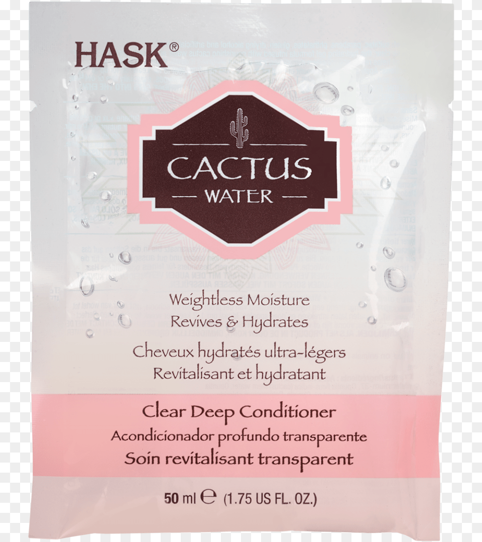 Cactus Water Clear Deep Conditioner Hask, Advertisement, Poster, Powder Png