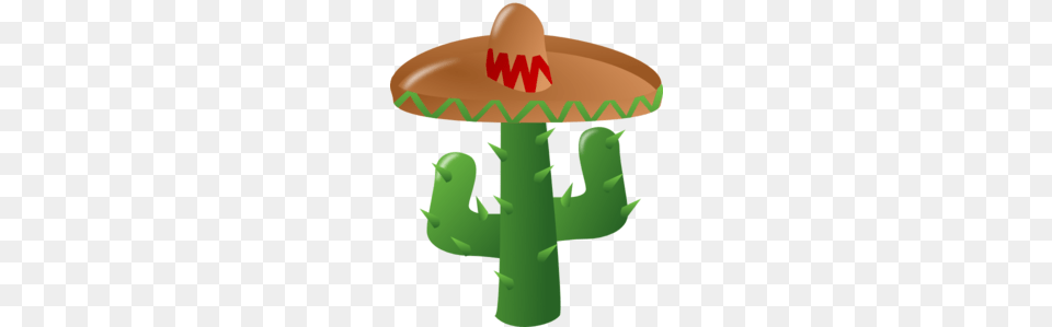 Cactus Wearing A Sombrero Clip Art, Clothing, Hat, Baby, Person Free Png Download