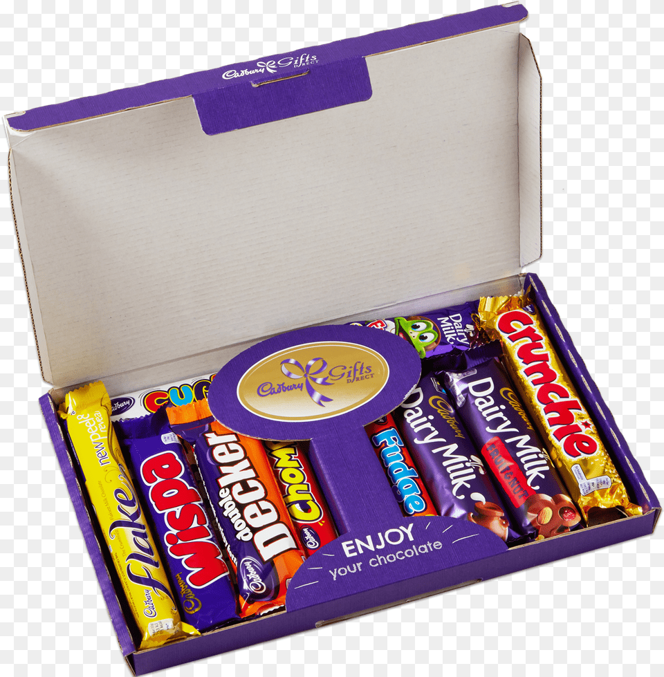 Cadbury Bar Post Box Subscription Selection Boxes, Candy, Food, Sweets, Person Free Transparent Png