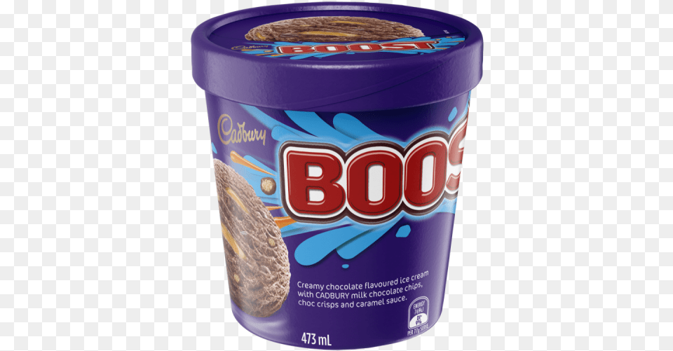 Cadbury Boost Tub 473ml Cadbury Boost Ice Cream, Dessert, Food, Ice Cream, Yogurt Free Png