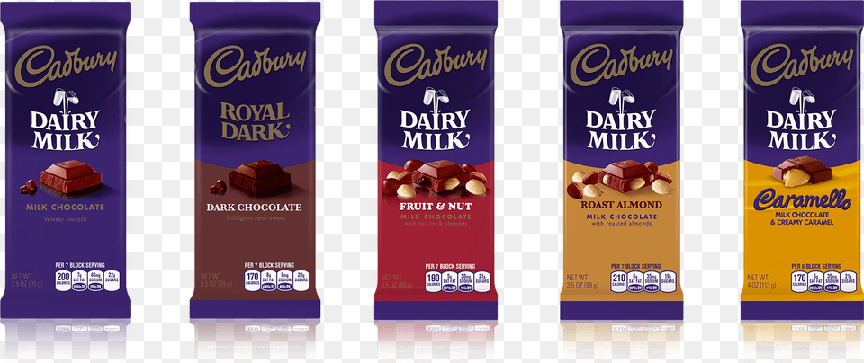 Cadbury Chocolate Bars Us, Advertisement, Dairy, Dessert, Food Free Png Download