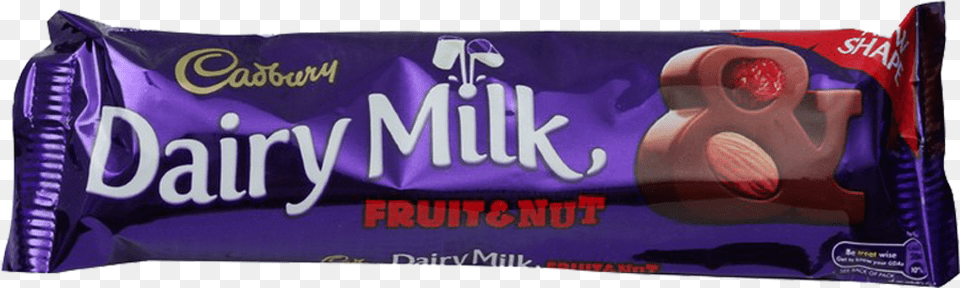 Cadbury Dairy Milk Chocolate Fruit Amp Nut 38 Gm Cadbury Dairy Milk, Food, Sweets, Candy Png Image
